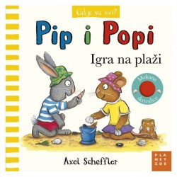 PIP I POPI - IGRA NA PLAŽI (interaktivno, prekrivalice od flisa)