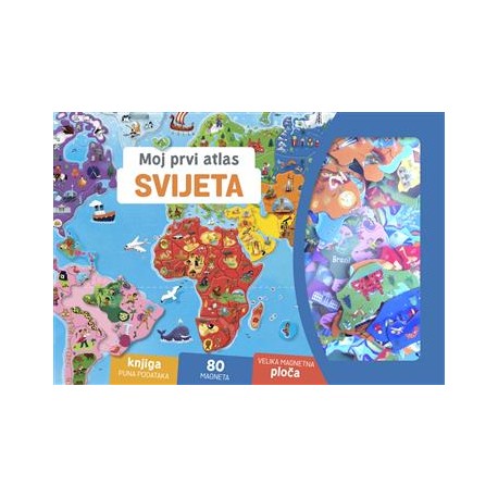 MOJ PRVI ATLAS SVIJETA -  KUTIJA S MAGNETIMA