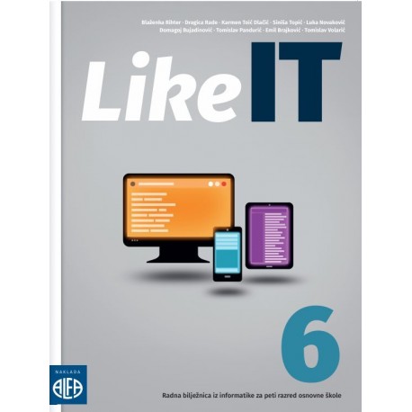 LIKE IT 6 RADNA BILJEŽNICA