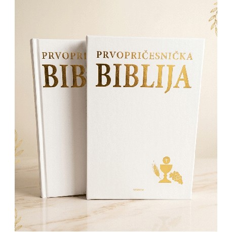 PRVOPRIČESNIČKA BIBLIJA S KUTIJOM