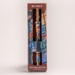 PREMIUM KEMIJSKA OLOVKA u ukrasnoj ambalaži "Vitraj"