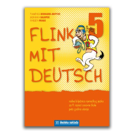 Flink mit Deutsch 5, radna bilježnica njemačkog jezika