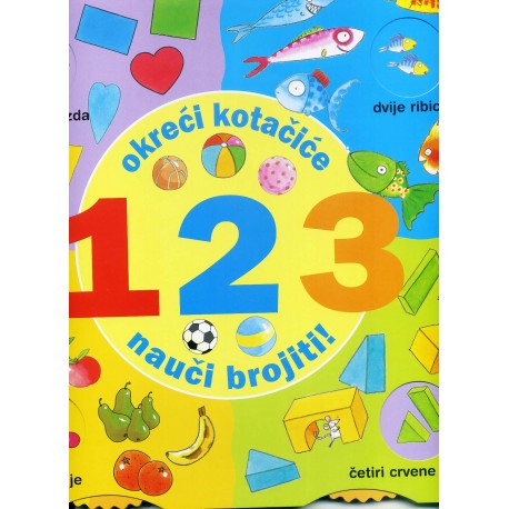 1,2,3 - OKREĆI KOTAČIĆE NAUČI BROJITI!