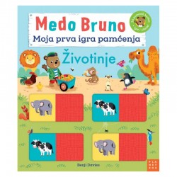 MEDO BRUNO: MOJA PRVA IGRA PAMĆENJA-ŽIVOTINJE