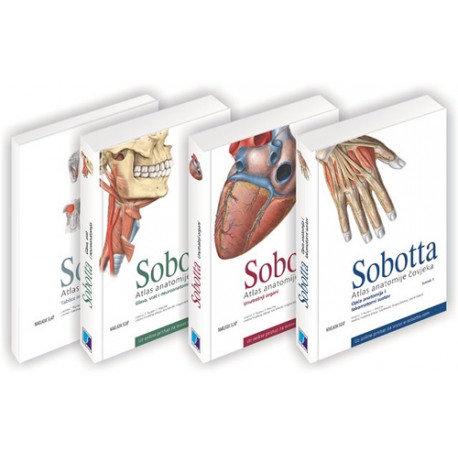 SOBOTTA - ATLAS ANATOMIJE ČOVJEKA  I. + II. + III. svezak + Tablice